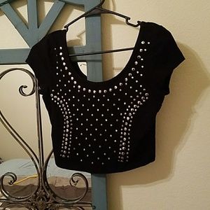 Cute Black crop top!